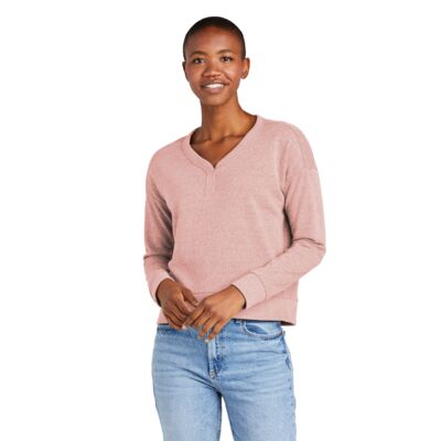 District Women's Perfect Tri ® Fleece V Neck Sweatshirt DT1312 Women's Perfect Tri ® Fleece V Neck Sweatshirt Thumbnail