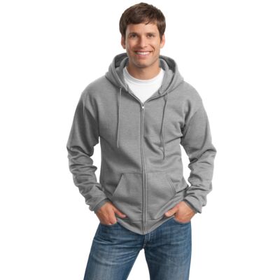 Port & Company Tall Essential Fleece Full Zip Hooded Sweatshirt PC90ZHT Tall Essential Fleece Full Zip Hooded Sweatshirt Thumbnail
