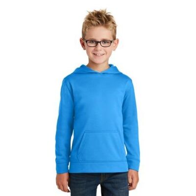 Port & Company Youth Performance Fleece Pullover Hooded Sweatshirt Thumbnail